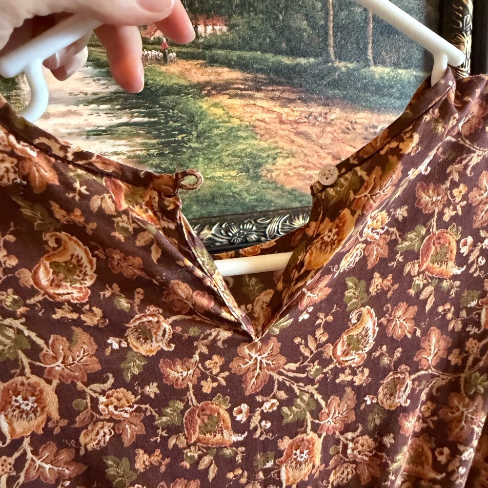 Make Offer • Doen Rhodia Autumn Floral Dress - Picture 5 of 6